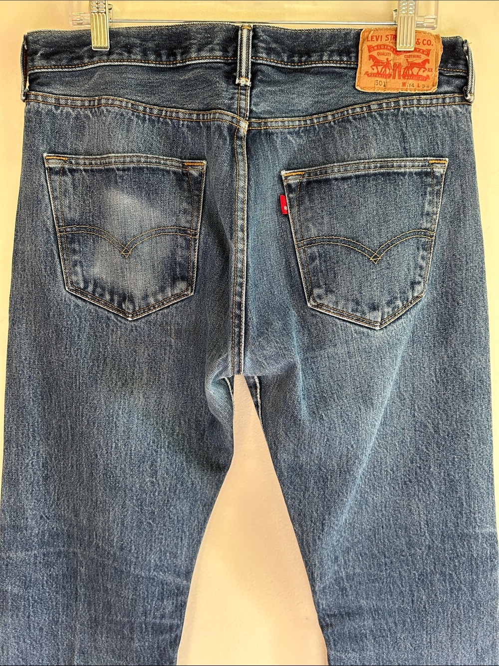 Levi’s 501 Botton Fly Jeans 34x34 - Picture 7 of 8